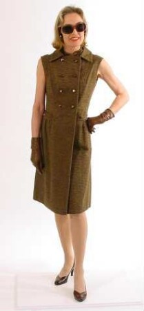 Nougatbraunes Sommerkleid