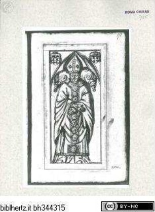 Codex Albani, Grabmal des Kardinals Henrico de Sancto Allosio