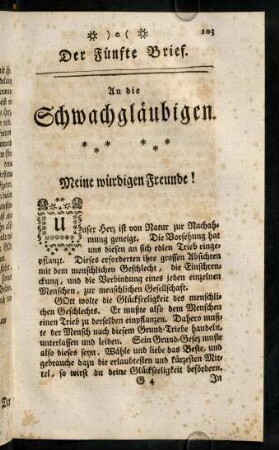 103-126, Der Fünfte Brief.