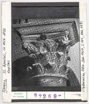 Florenz: Santi Apostoli, Kapitell