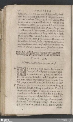 Cap. XX. Mundus hic, Dei filius dici non potest