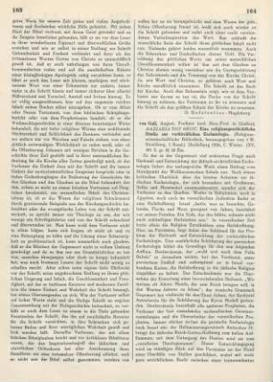 164-166 [Rezension] Gall, August von, Basileia tu Theu