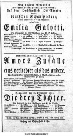 Amors Zufälle oder eins verliebter als das andere