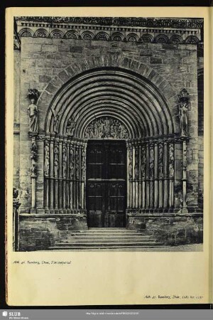 Abb. 46. Bamberg, Dom, Fürstenportal