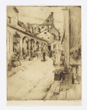 Marktplatz in Dinan