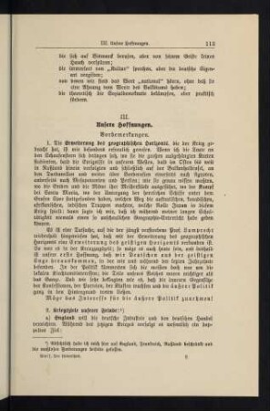 113-138, III. Unsere Hoffnungen