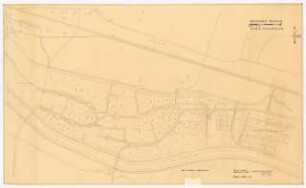 Siedlung Hinrichssegen, Bruckmühl: Lageplan 1:2000, 1. Bauabschnitt (entspricht Inv.Nr. 25201)