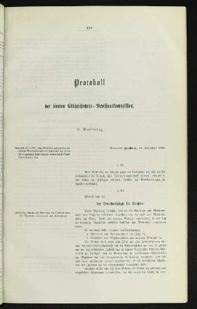 Protokoll der vierten Elbschiffahrts-Revisionskommission. 9. Konferenz.