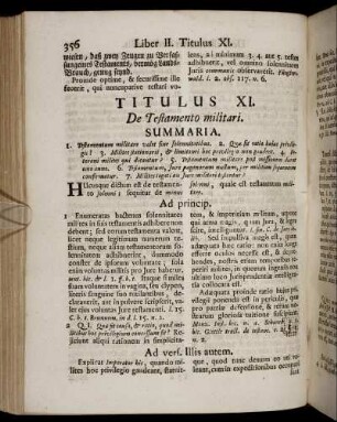 Titulus XI. De Testamento militari