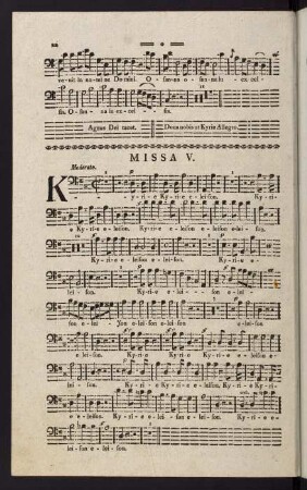 22-31, Basso. Missa V. - Missa VI.