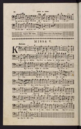 22-31, Basso. Missa V. - Missa VI.