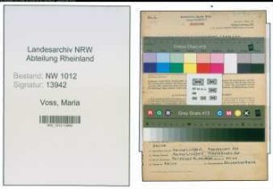 Entnazifizierung Maria Voss , geb. 08.12.1893 (Gastwirtin)