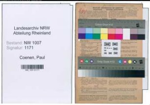 Entnazifizierung Paul Coenen , geb. 29.05.1909 (Angestellter)