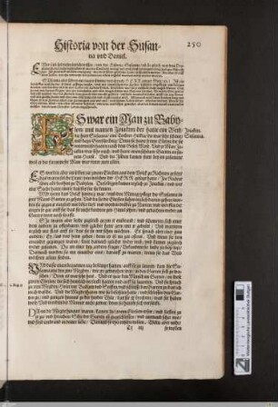 Historia von der Susanna vnd Daniel