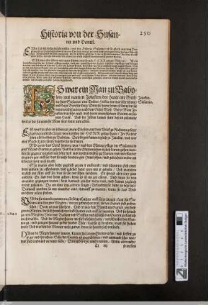 Historia von der Susanna vnd Daniel
