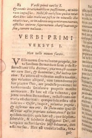 Verbi Primi Versvs I. Non velle neum facere.