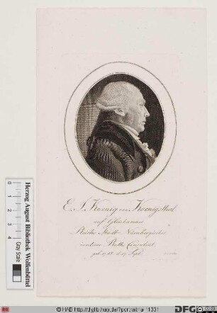 Bildnis Eberhard Jodocus König (von Königsthal)