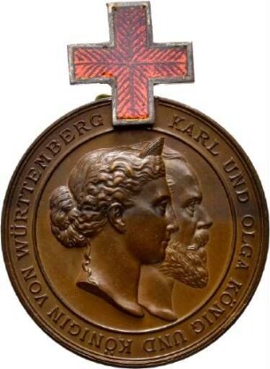 Karl-Olga-Medaille von Karl Schwenzer für Verdienste um das Rote Kreuz
