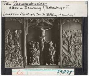 Riemenschneider: Detwang bei Rothenburg o.T, Kreuzigungsaltar
