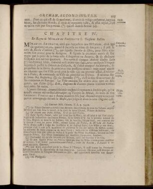 Chapitre IV. Le Regne de Morad ou Amurath I. Troisieme Sultan.