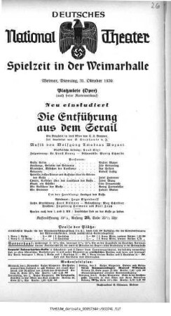 Die Entführung aus dem Serail