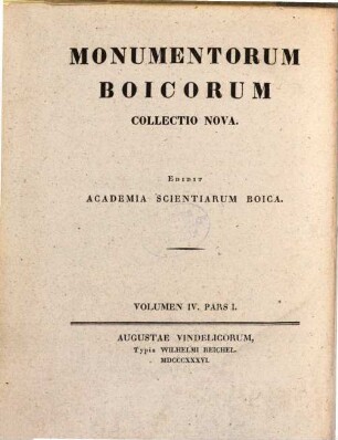 Monumenta Boica, 31,1=Collectio nova 4,1. Diplomata Imperatorum Apographa