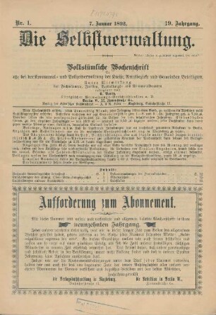 7. Januar-29. Dezember = Nr. 1-52