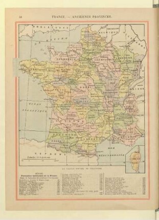 FRANCE. - ANCIENNES PROVINCES