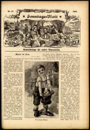 Ausgabe vom Sonntag, den 15. April 1900.