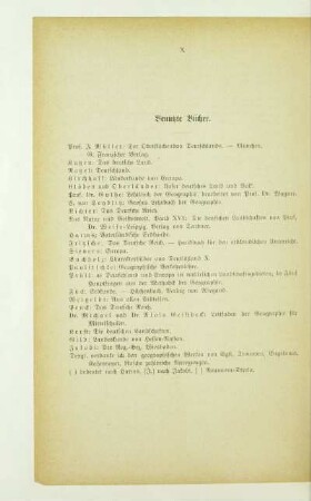 Benutzte Bücher