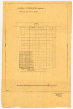 Landhaus Dr. Franz Oppenheim, Berlin-Wannsee: Boudoir: Grundriss, Fußboden, 1:25