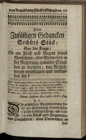 Sechstes Stück,