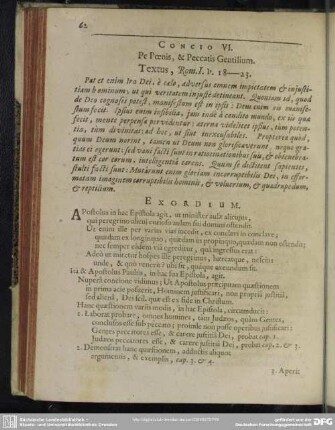 Concio VI. Pe Poenis, & Peccatis Gentilium