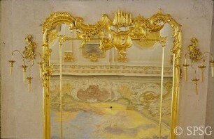 Berlin, Schloss Charlottenburg, Neuer Flügel, Speisesaal (Weißer Saal), R. 362, Spiegel.
