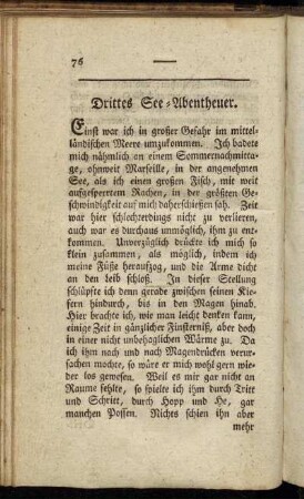 Drittes See-Abentheuer