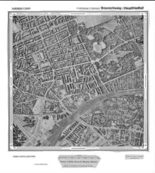 Braunschweig - Hauptfriedhof, Gauß-Krüger-Koordinaten: Rechtswert: 4400, Hochwert: 5792