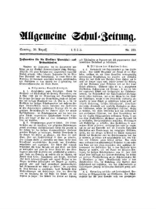 Instruction für die Berliner Parochial- und Privatschulen