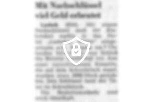 Mit Nachschlüssel viel Geld erbeutet