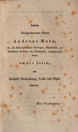 Einige Worte über die Erscheinungen der Electricität überhaupt, nebst Hypothesen über die entgegengesetzten Electricitäten : Inaug.-Abh.