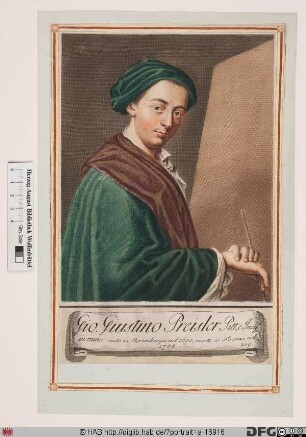 Bildnis des Johann Justin Preissler