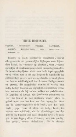 Vijfde [Vierde] hoofdstuk. Vervolg. - Godsdienst ...