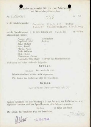 Maier, Johanna