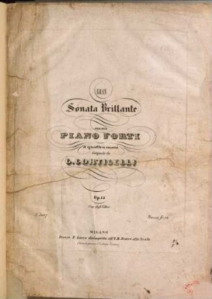 Gran sonata brillante per due pianoforti a quattro mani, op. 12