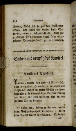 Sieben und dreysigstes Kapitel. - Drey und vierzigstes Kapitel.