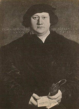 Hans Holbein der Jüngere. Kaufmann Cyriakus Kale. Gemälde