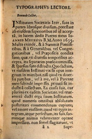 Bullae decreta canones ... epistolae ... quae instituti Societ. Jesu ... accesserunt ab anno 1636