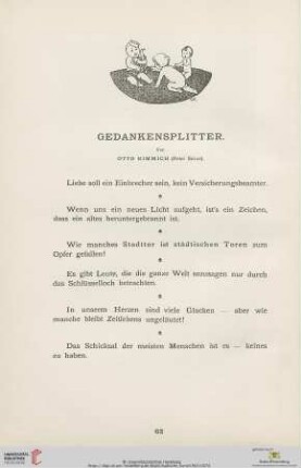 Gedankensplitter
