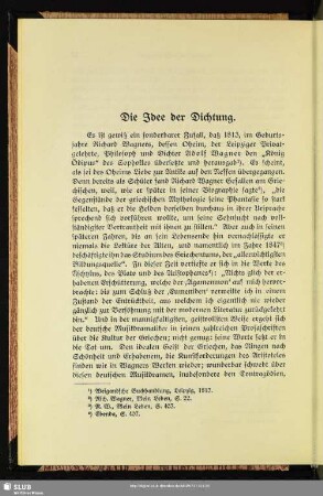 Die Idee der Dichtung