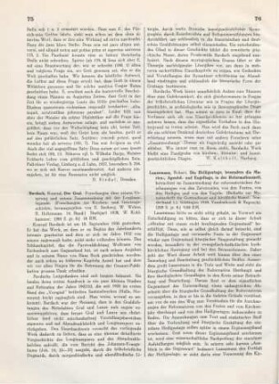 75-76 [Rezension] Burdach, Konrad, Der Gral