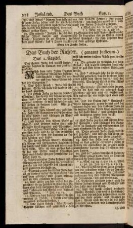 218-241, Das Buch der Richter. (genannt Judicum.)